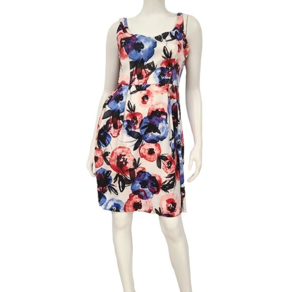 Carmen Marc Valvo Floral Dress size 4 - Picture 2 of 6